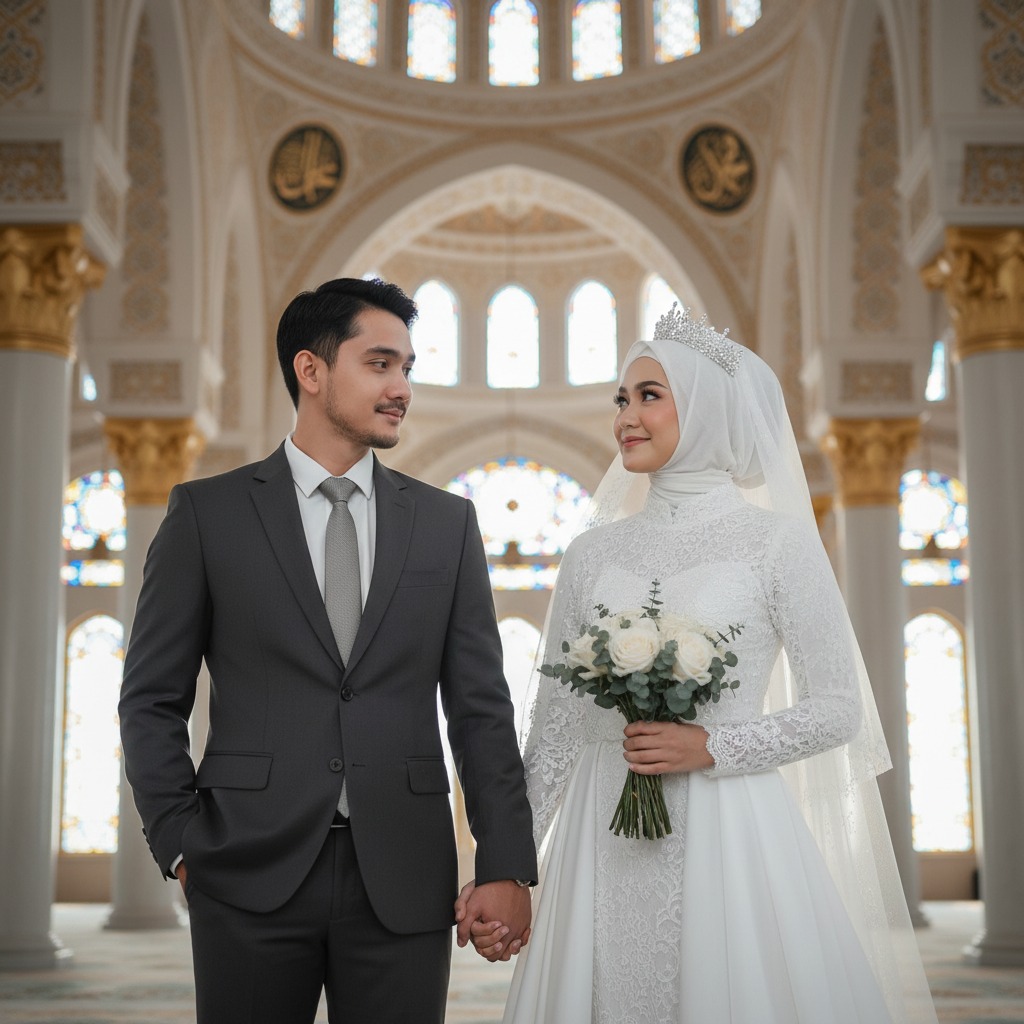 Pasangan calon pengantin mengikuti sesi bimbingan perkawinan.